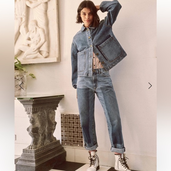 NEW NWOT THE GREAT. billy jean in road house wash 29 high rise - Picture 7 of 16